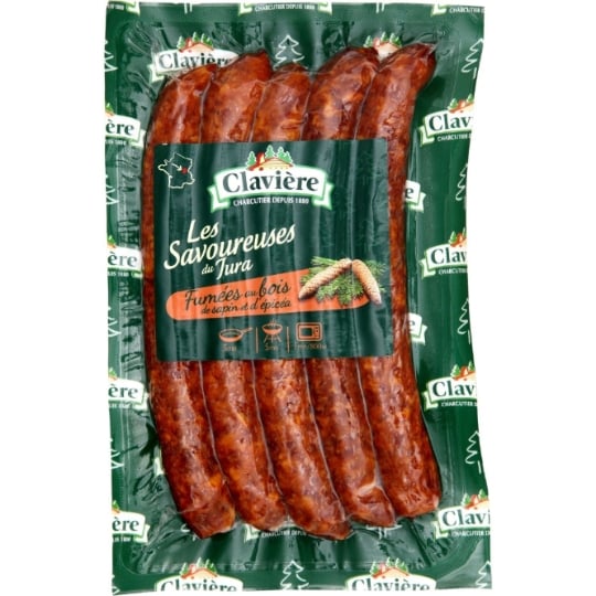 Saucisses fumées CLAVIERE