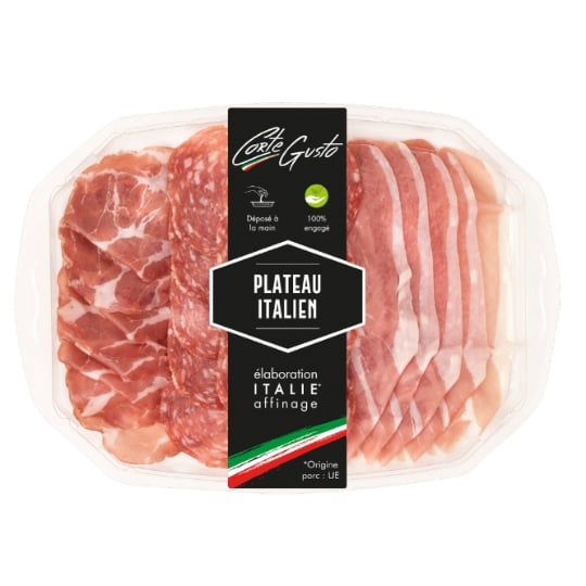 Plateau charcuterie  de saison Italien CORTE DEL GUSTO