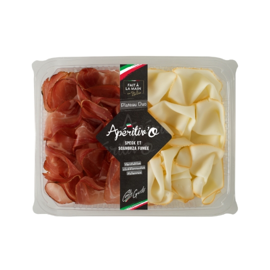 Plateau Chiffonnade Speck et Scamorza Fumée CORTE DEL GUSTO