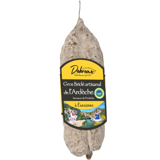 Saucisson Gros Bridé Artisanal de l'Ardèche DEBROAS