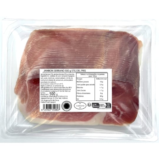 Jambon Serrano STG DEL PAIS