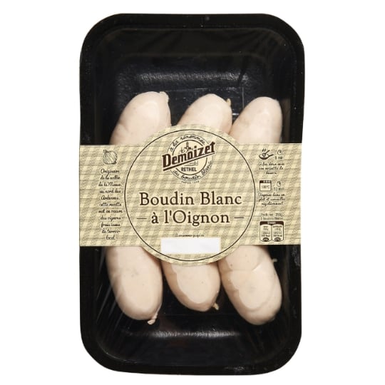 Boudins blanc à l'oignon X3 DEMOIZET