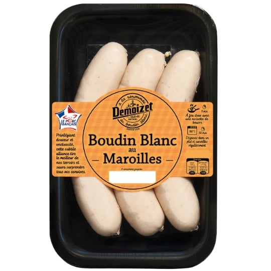 Boudin blanc à la crème de Maroilles DEMOIZET