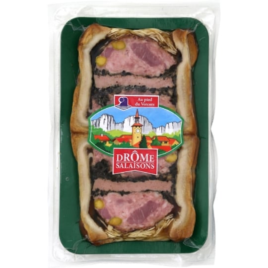 Pâté en croûte Richelieu pistaches amandes DROME SALAISONS