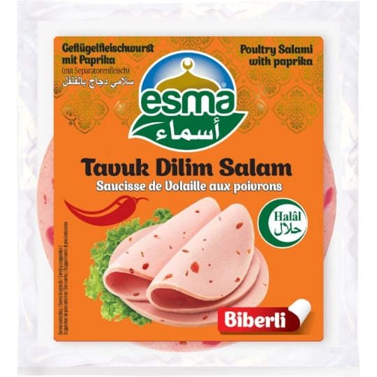 Saucisse de Volaille aux Piments Halal ESMA