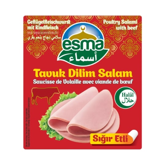 Saucisse de Volaille avec Viande de Boeuf Halal ESMA