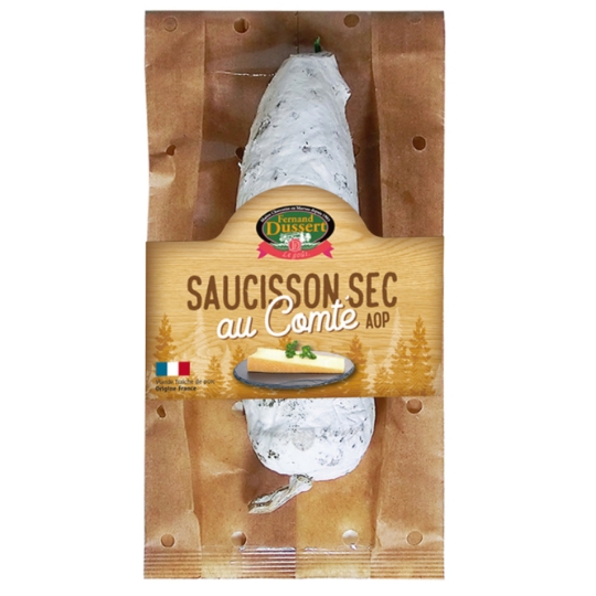 Saucisson Sec Pur Porc au Comté AOP FERNAND DUSSERT