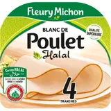 Blanc de poulet halal FLEURY MICHON