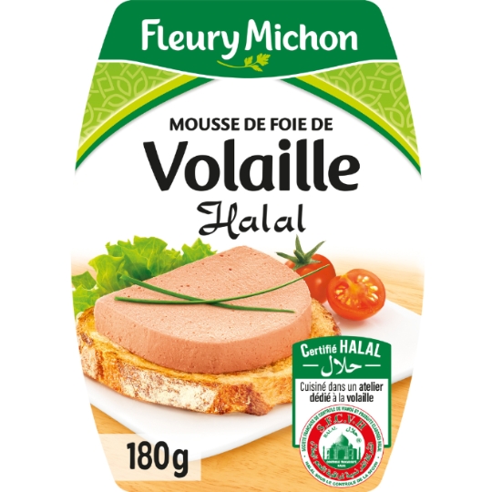 Mousse de foie de volaille halal FLEURY MICHON