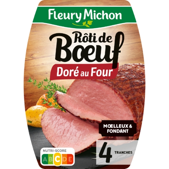 Rôti de boeuf doré au four FLEURY MICHON