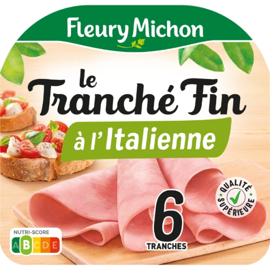 Jambon Le Tranché Fin à L'italienne FLEURY MICHON