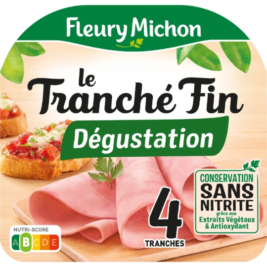 Jambon Le Tranché Fin Dégustation Sans Nitrite FLEURY MICHON