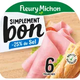 Jambon Simplement Bon Réduit en Sel FLEURY MICHON
