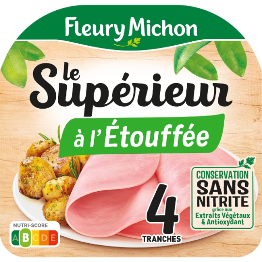 Jambon le Supérieur conservation sans nitrite FLEURY MICHON