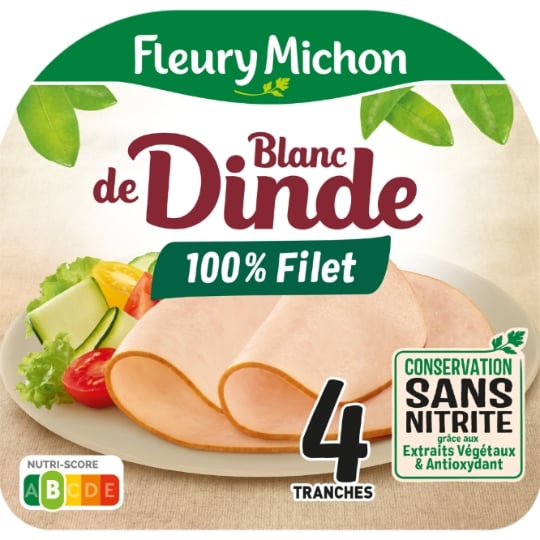 Blanc de Dinde conservation sans nitrite FLEURY MICHON