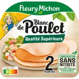 Blanc de poulet 100% filet conservation sans nitrite FLEURY MICHON