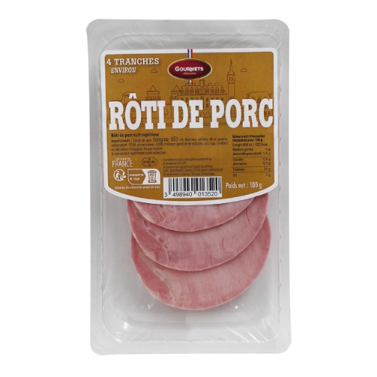 Rôti de Porc Cuit Supérieur GOURMETS CHARCUTIERS