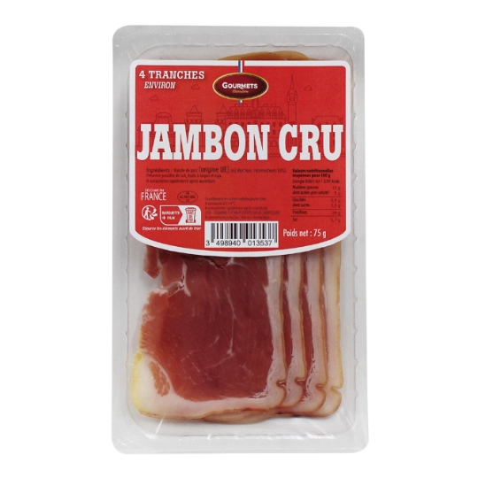 Jambon Cru Fumé GOURMETS CHARCUTIERS