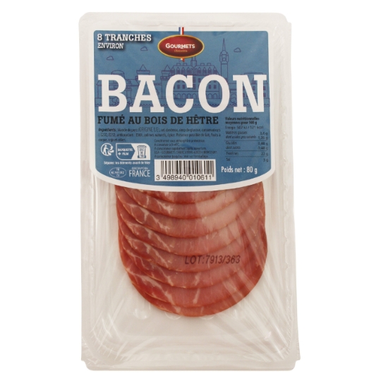 Bacon Fumé GOURMETS DE L'ARTOIS