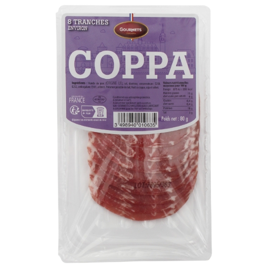 Coppa en Tranches GOURMETS DE L'ARTOIS