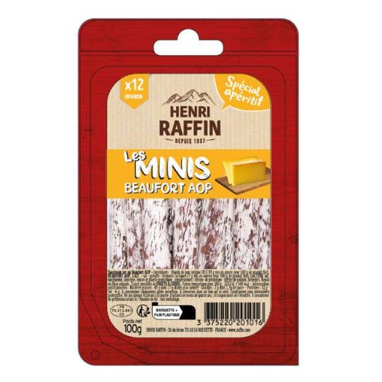 Mini Saucissons au Beaufort HENRI RAFFIN