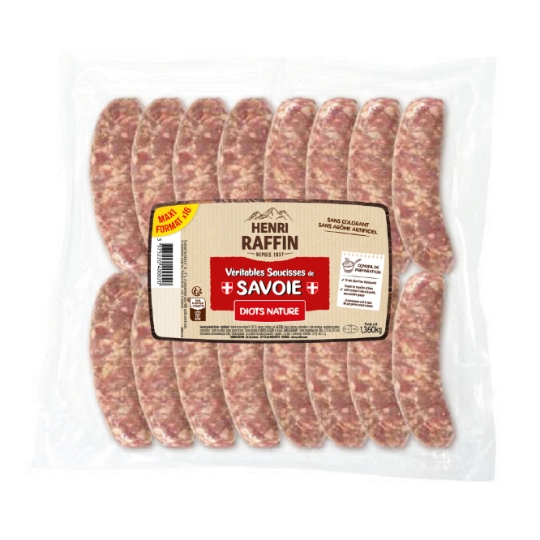 Saucisse Diots de Savoie nature HENRI RAFFIN