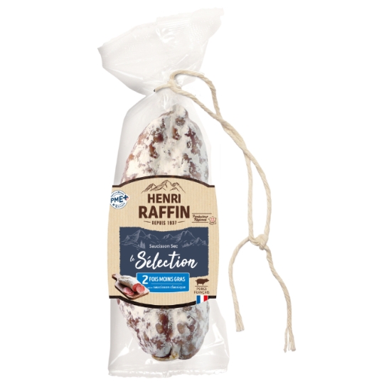 Saucisson Sec Réduit en matière grasse HENRI RAFFIN