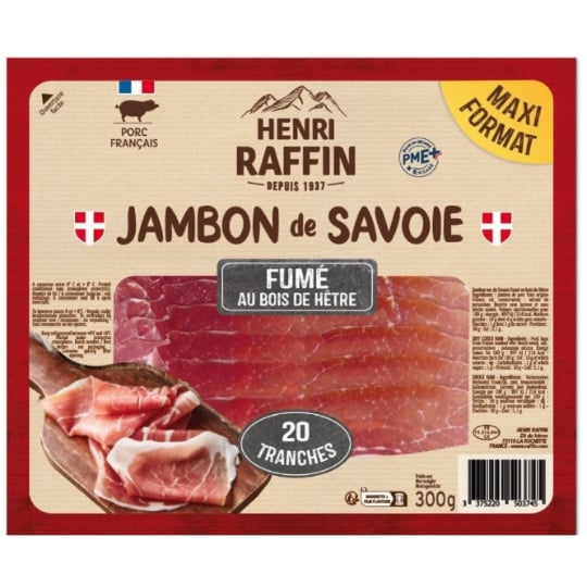 Jambon Sec de Savoie Fumé HENRI RAFFIN