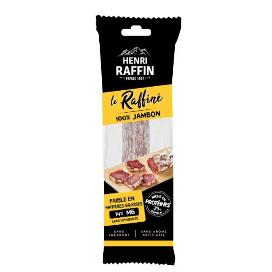 Saucisson Sec le Raffiné 100% Jambon HENRI RAFFIN