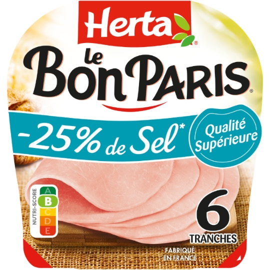 Jambon Sel Réduit - Le Bon Paris HERTA