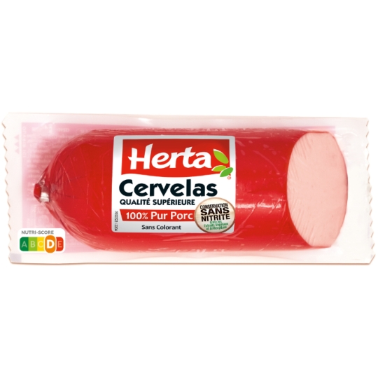 Cervelas Sans Nitrite Pur Porc HERTA