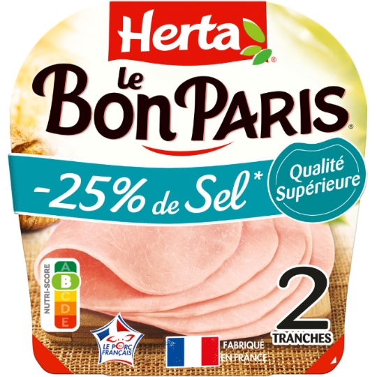 Jambon Sel Réduit - Le Bon Paris HERTA