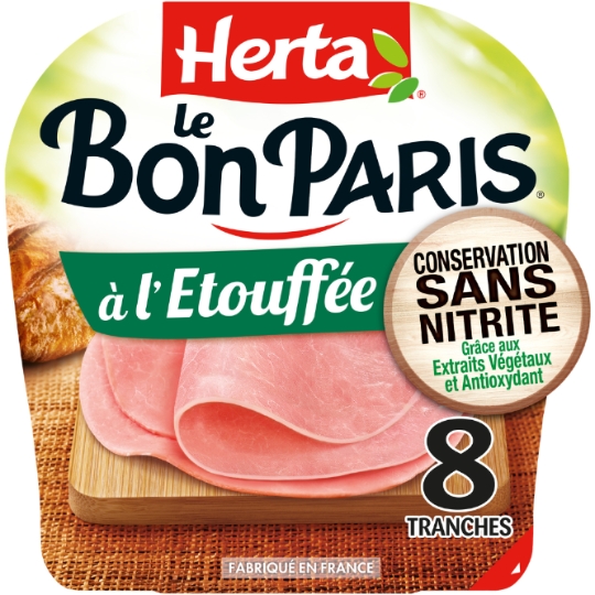 Jambon A L'Etouffée Sans Nitrite - Le Bon Paris HERTA