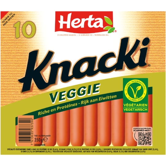 Knacki Saucisses Végétales HERTA