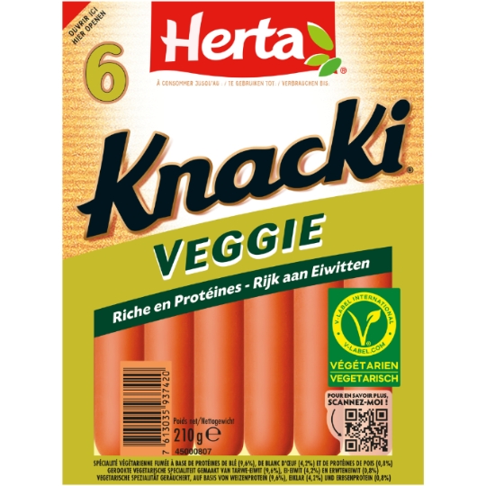 Knacki Saucisses Végétales HERTA