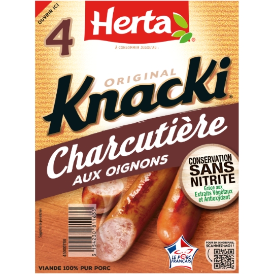 Saucisses Charcutières Sans Nitrite - L'Originale HERTA