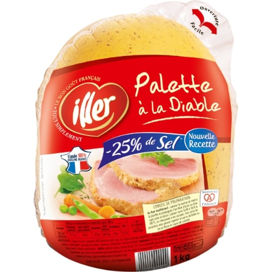 Palette de Porc à La Diable -25% Sel ILLER