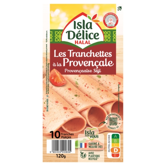 Mortadélice à la Provençale Halal ISLA DELICE
