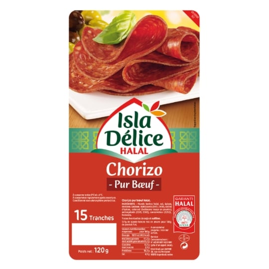 Chorizo Pur Bœuf Halal ISLA DELICE