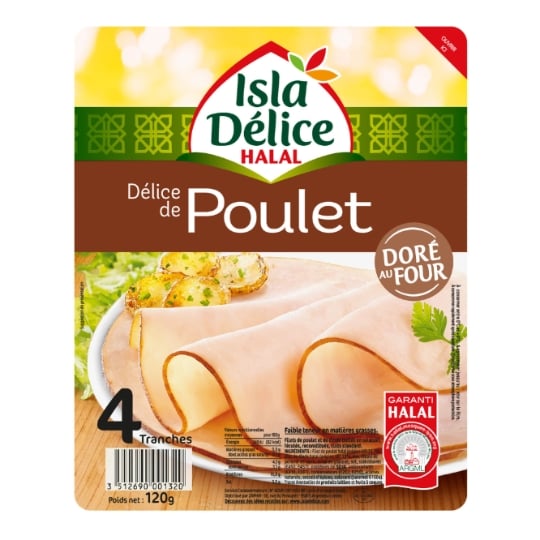 Blanc de Poulet Doré au Four Halal ISLA DELICE