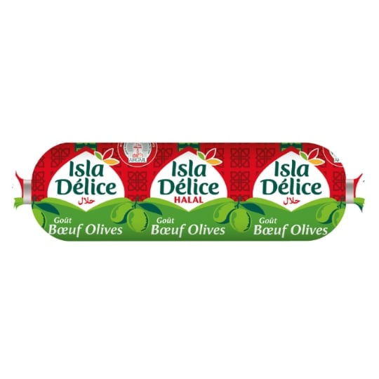Saucisson halal goût bœuf olive ISLA DELICE