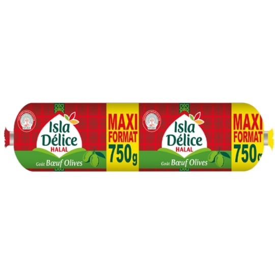 Saucisson goût boeuf olives halal ISLA DELICE