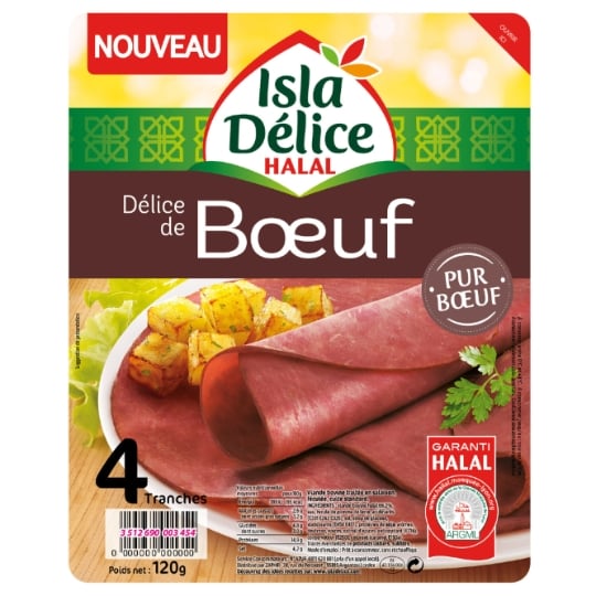 Boeuf  en tranche halal ISLA DELICE