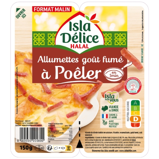 Allumettes goût fumé à poêler Halal ISLA DELICE