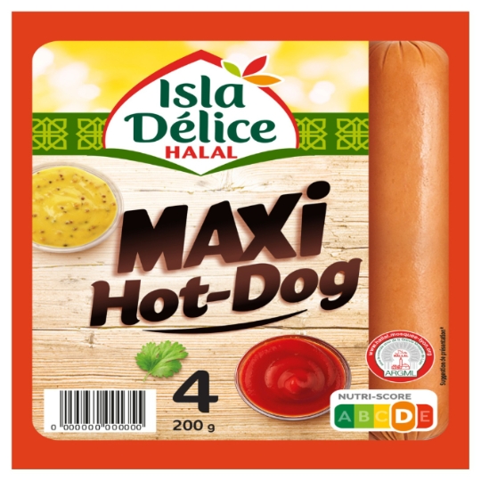 Hot Dog Maxi Halal ISLA DELICE