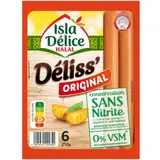 Saucisses Déliss' Original Knacks Halal ISLA DELICE