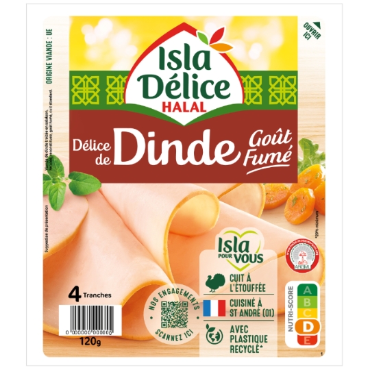 Blanc de dinde goût fumé halal ISLA DELICE