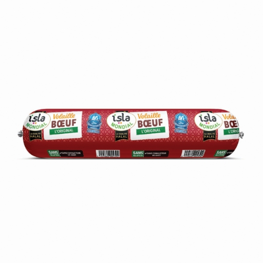 Saucisson Volaille Bœuf l'Original Halal ISLA MONDIAL