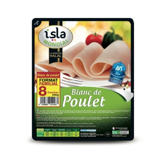 Blanc de poulet halal ISLA MONDIAL