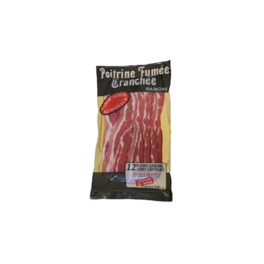 Poitrine de porc fumé tranchée JAMBON DU BOCAGE